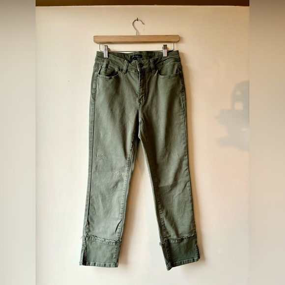 CHARLIE B | cropped fringe jeans | 4 - Picture 1 of 5